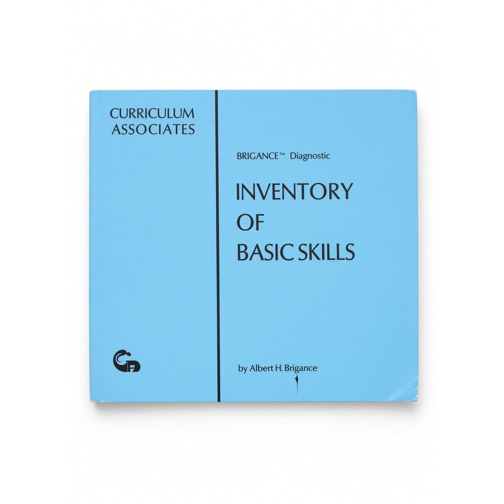 Vintage Brigance Diagnostic Inventory of Basic Skills Binder Assessment Tool
